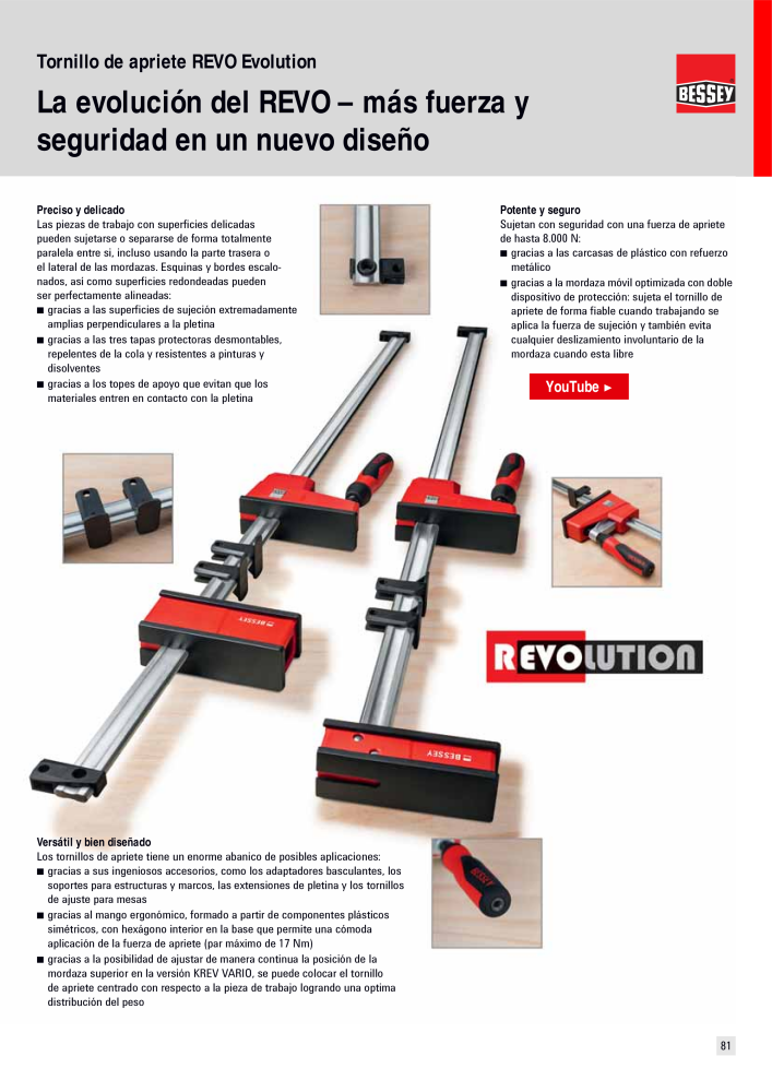 BESSEY Catálogo general Tecnología de Sujeción y de Corte Nº: 576 - Página 81