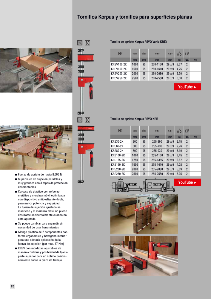 BESSEY Catálogo general Tecnología de Sujeción y de Corte Nº: 576 - Página 82
