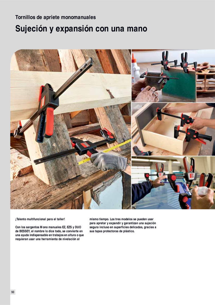 BESSEY Catálogo general Tecnología de Sujeción y de Corte Nº: 576 - Página 90