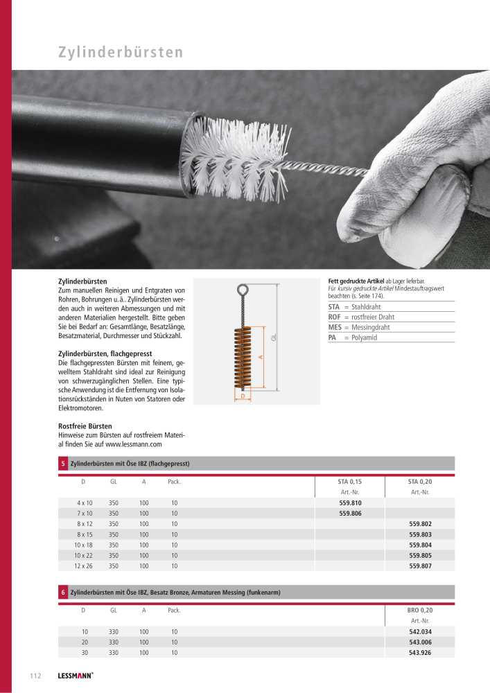 Lessmann Hauptkatalog Nº: 578 - Página 112