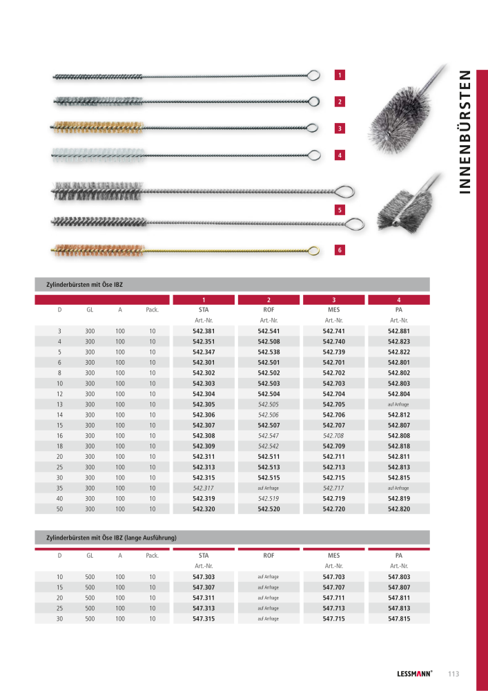 Lessmann Hauptkatalog NO.: 578 - Page 113