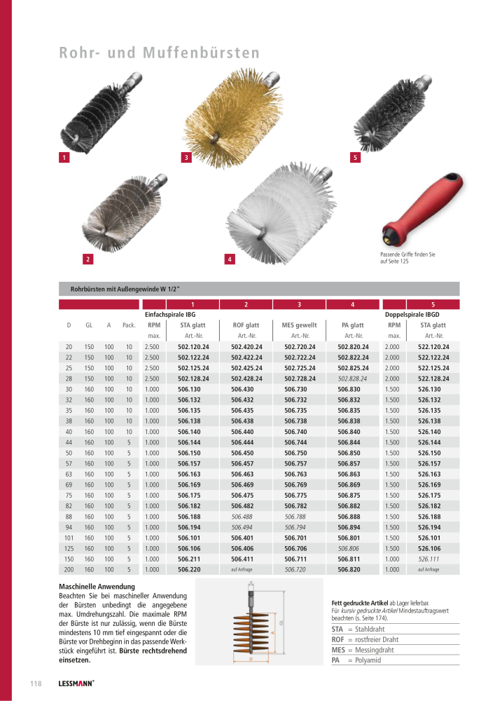 Lessmann Hauptkatalog NO.: 578 - Page 118