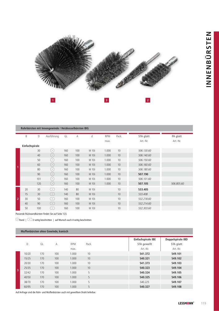 Lessmann Hauptkatalog NO.: 578 - Page 119
