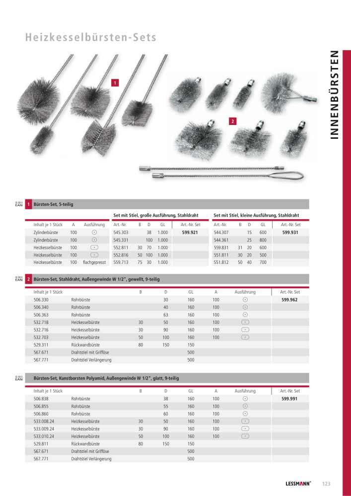 Lessmann Hauptkatalog Nº: 578 - Página 123