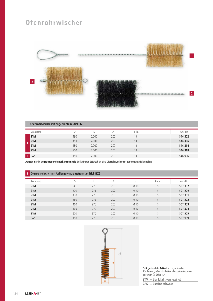 Lessmann Hauptkatalog Nº: 578 - Página 124