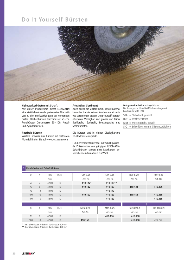 Lessmann Hauptkatalog Nº: 578 - Página 130