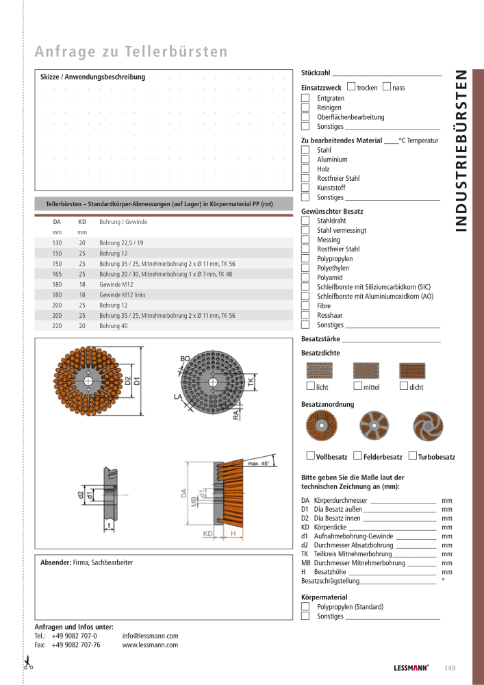 Lessmann Hauptkatalog Nº: 578 - Página 149