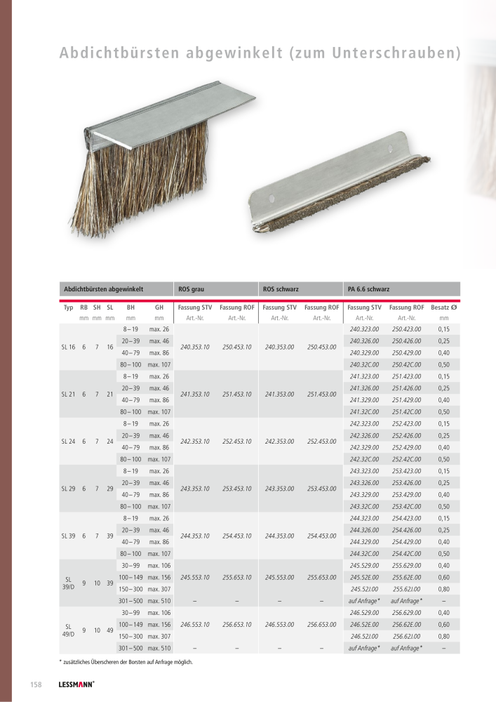 Lessmann Hauptkatalog Nº: 578 - Página 158