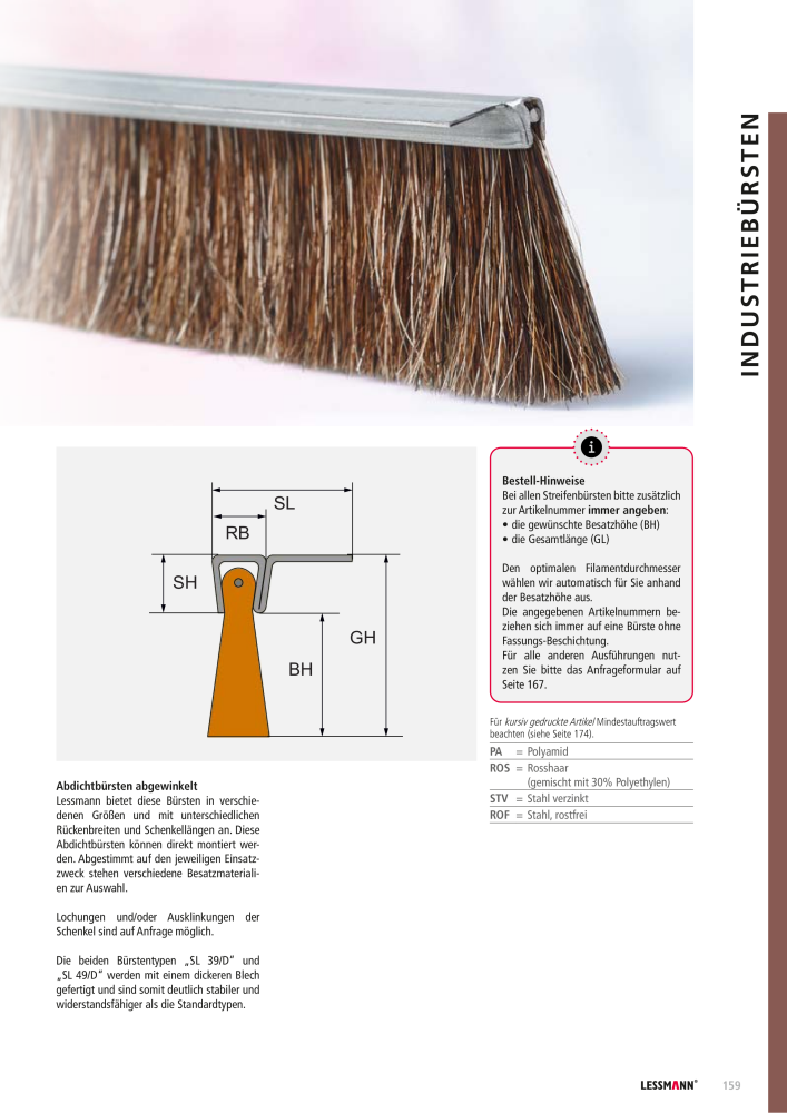 Lessmann Hauptkatalog Nº: 578 - Página 159