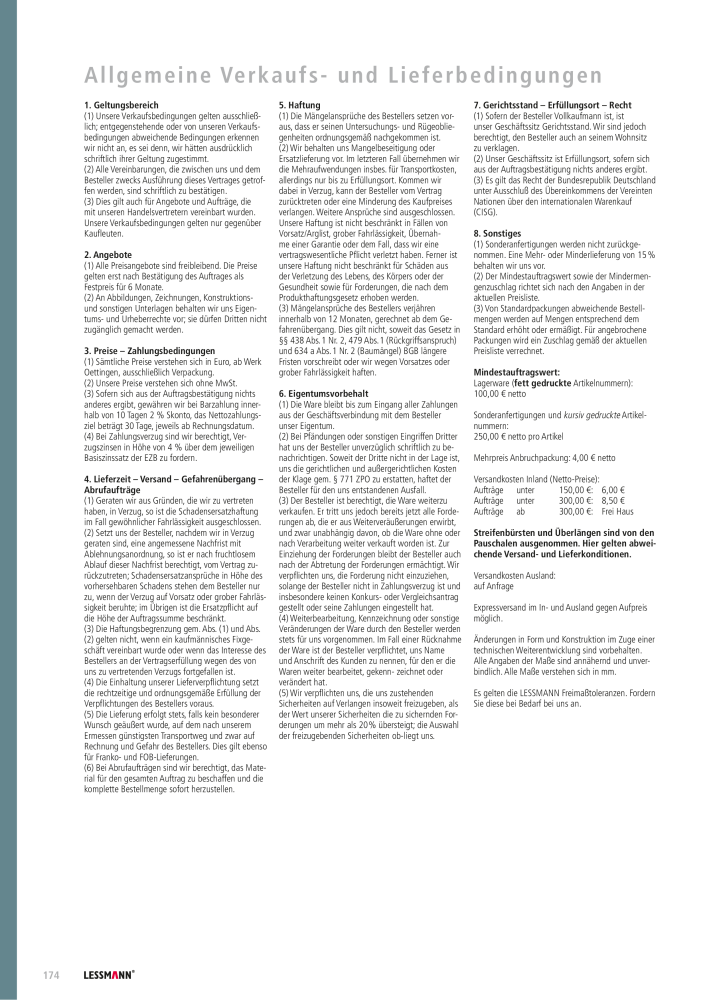 Lessmann Hauptkatalog NO.: 578 - Page 174