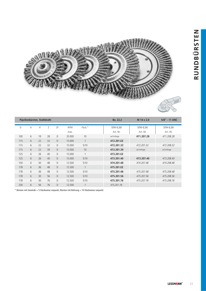 Lessmann Hauptkatalog Nº: 578 - Página 21