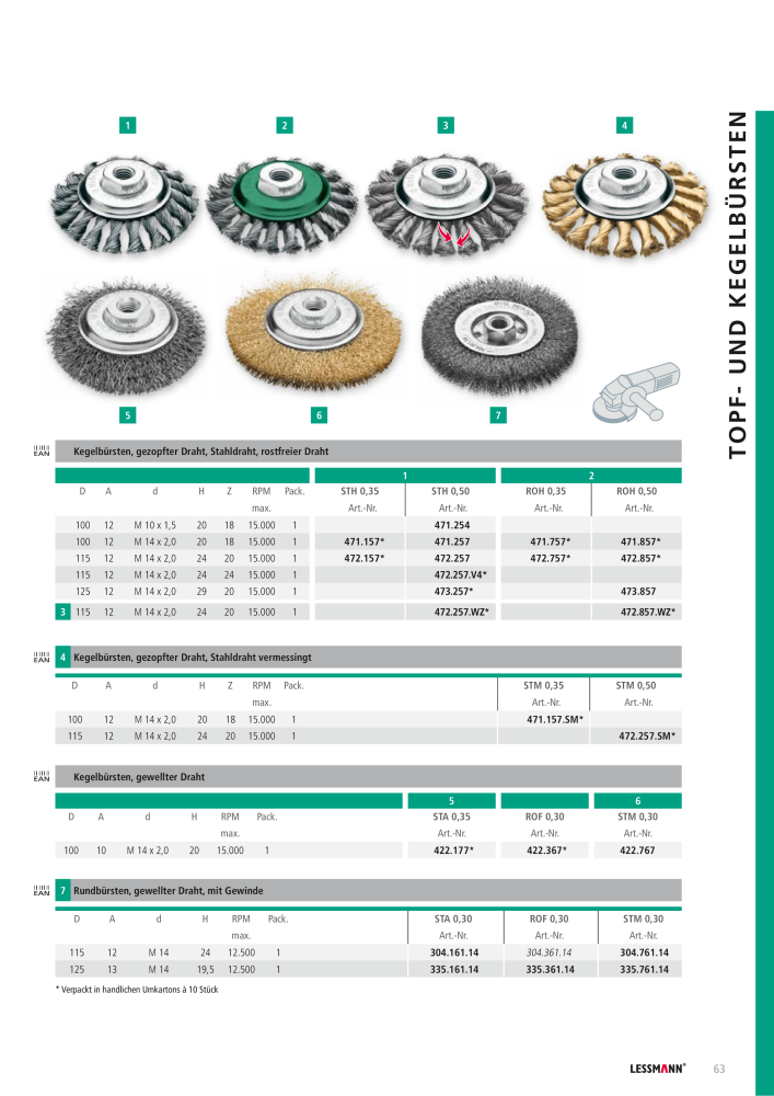 Lessmann Hauptkatalog NO.: 578 - Page 63