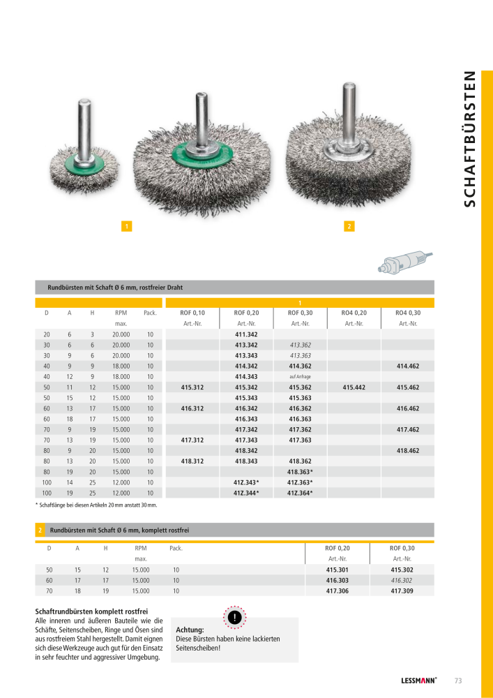 Lessmann Hauptkatalog NO.: 578 - Page 73