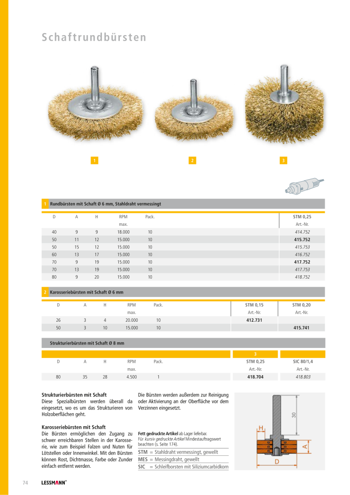Lessmann Hauptkatalog NO.: 578 - Page 74