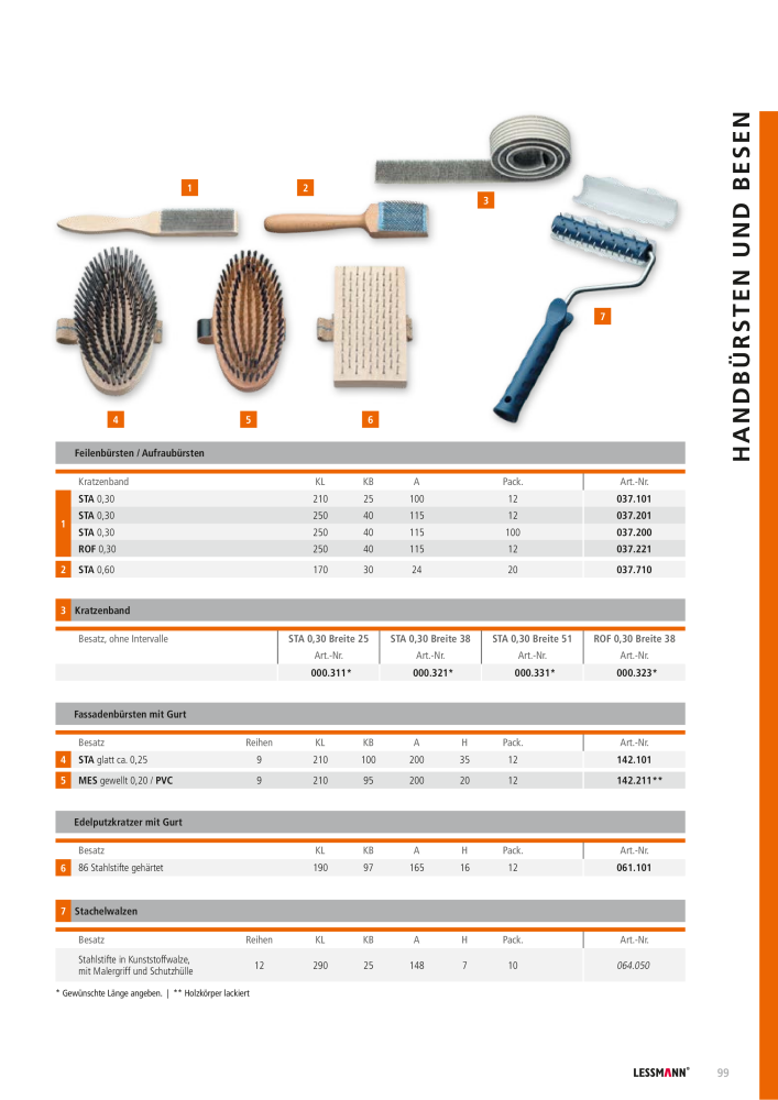 Lessmann Hauptkatalog Nº: 578 - Página 99