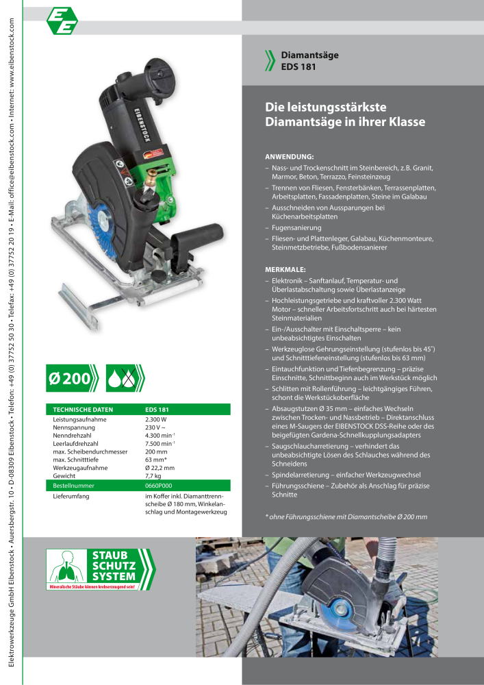 Eibenstock Hauptkatalog Elektrowerkzeuge NR.: 579 - Side 103