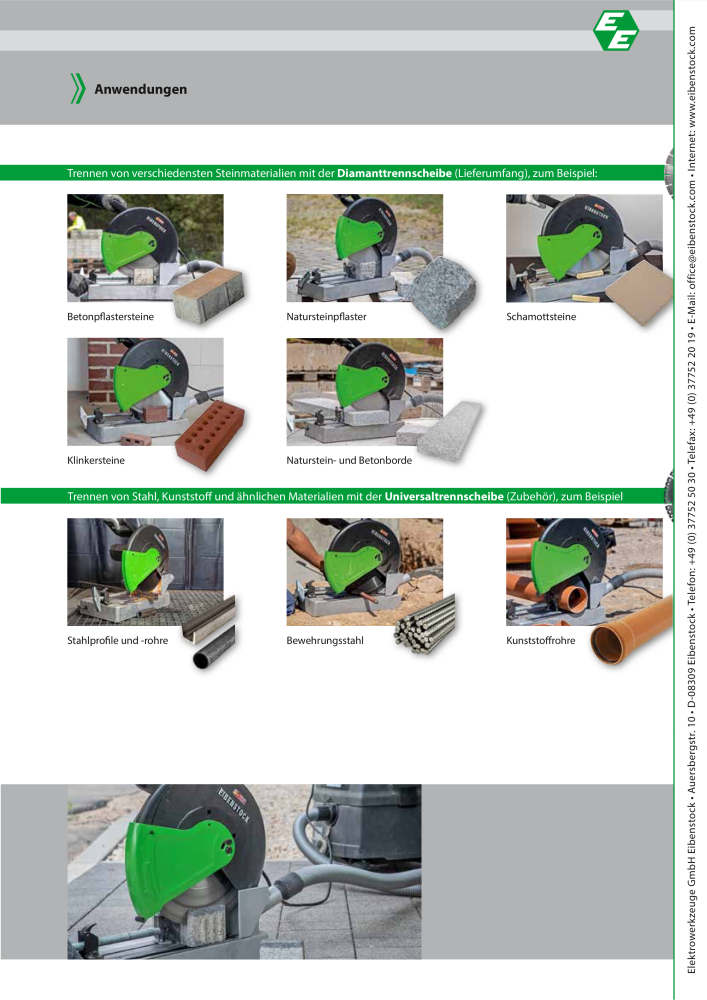 Eibenstock Hauptkatalog Elektrowerkzeuge NO.: 579 - Page 106