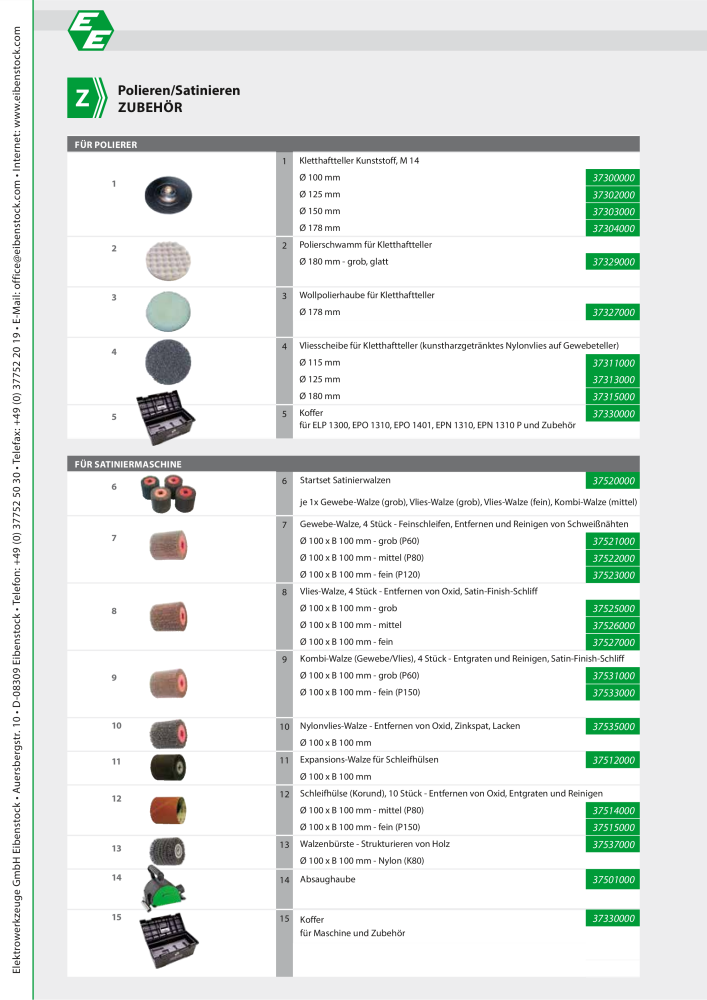 Eibenstock Hauptkatalog Elektrowerkzeuge NO.: 579 - Page 121