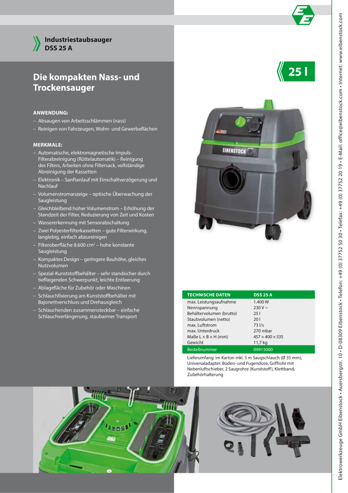 Eibenstock Hauptkatalog Elektrowerkzeuge NR.: 579 - Side 124