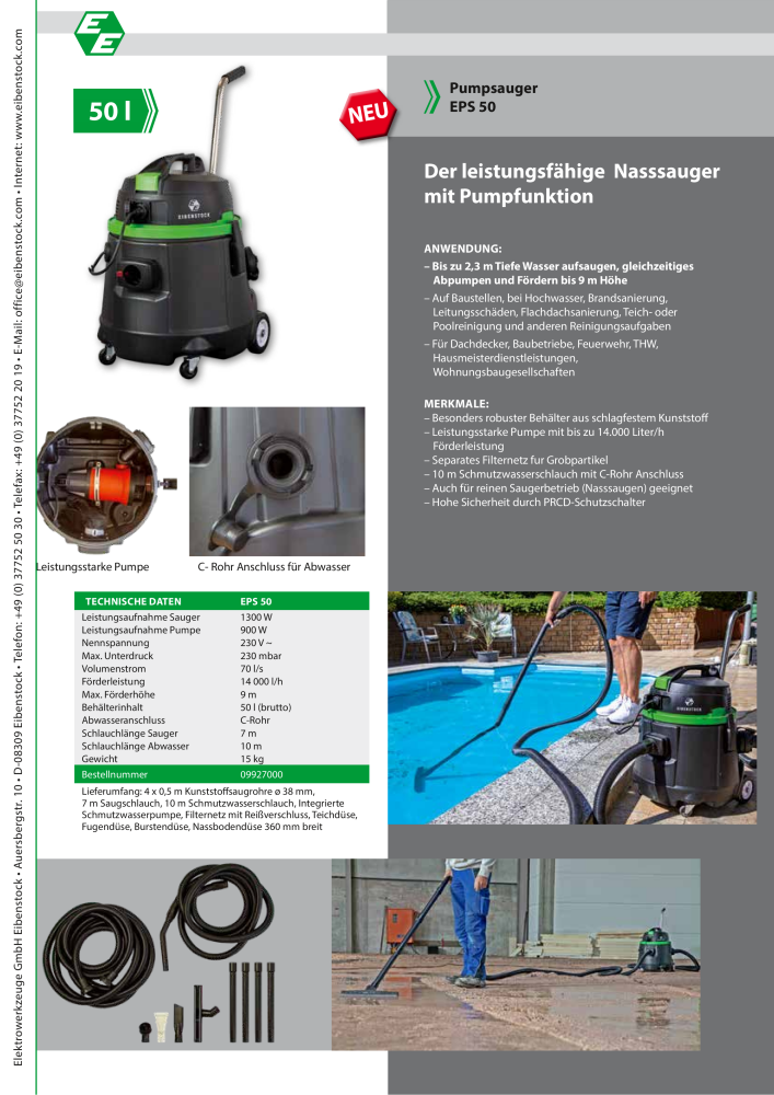 Eibenstock Hauptkatalog Elektrowerkzeuge NO.: 579 - Page 127