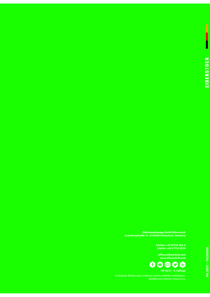 Eibenstock Hauptkatalog Elektrowerkzeuge NR.: 579 - Side 129