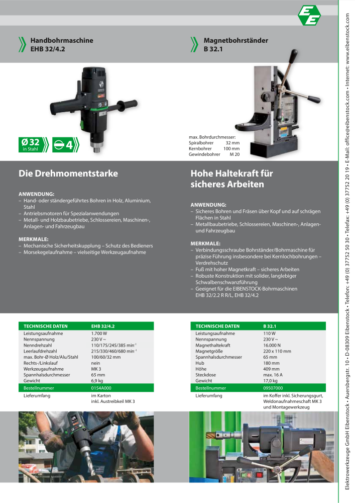 Eibenstock Hauptkatalog Elektrowerkzeuge NO.: 579 - Page 16