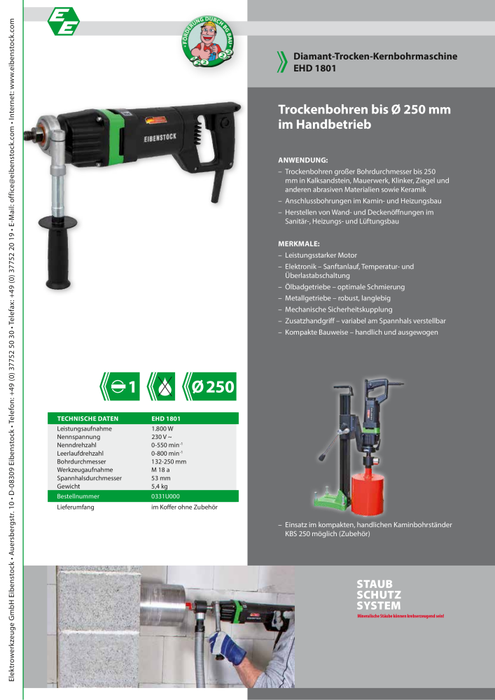 Eibenstock Hauptkatalog Elektrowerkzeuge Nº: 579 - Página 27