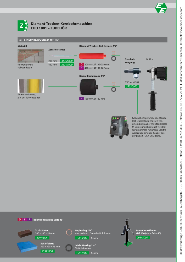 Eibenstock Hauptkatalog Elektrowerkzeuge NO.: 579 - Page 28