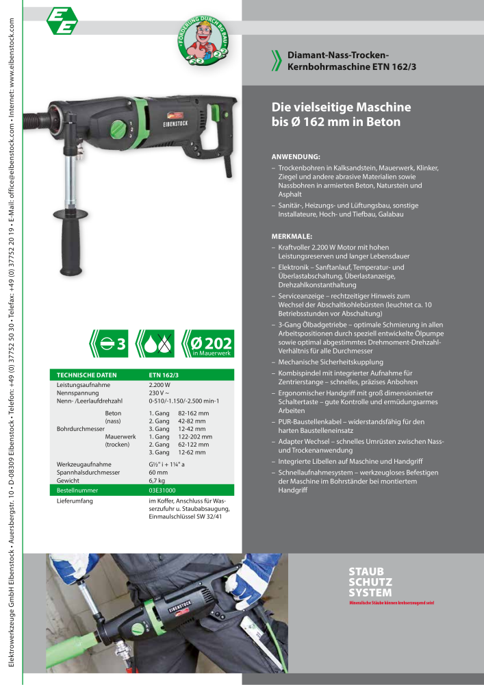 Eibenstock Hauptkatalog Elektrowerkzeuge NO.: 579 - Page 31