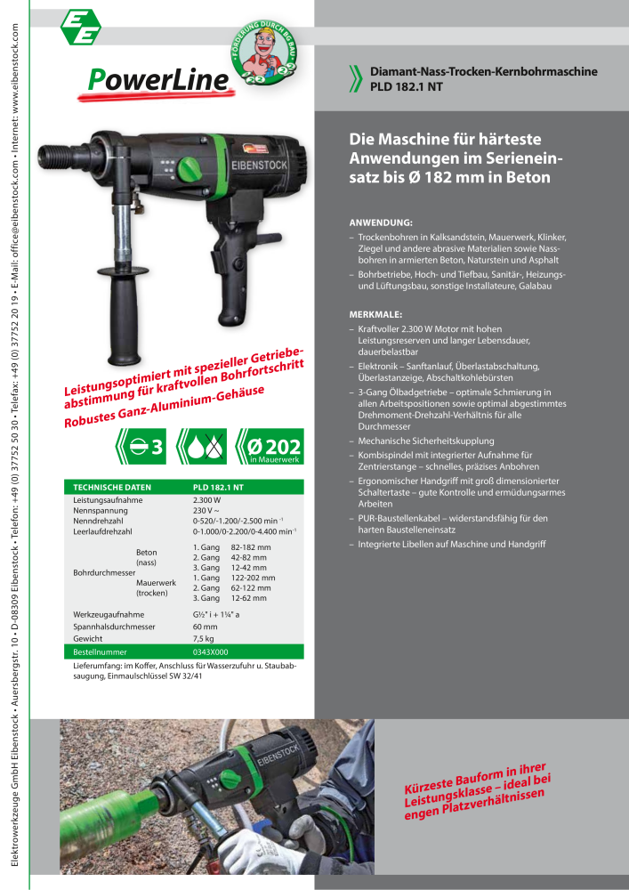 Eibenstock Hauptkatalog Elektrowerkzeuge Nº: 579 - Página 33