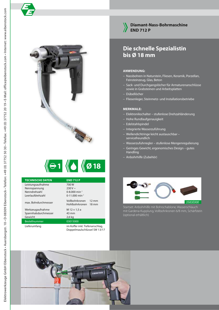 Eibenstock Hauptkatalog Elektrowerkzeuge NO.: 579 - Page 35