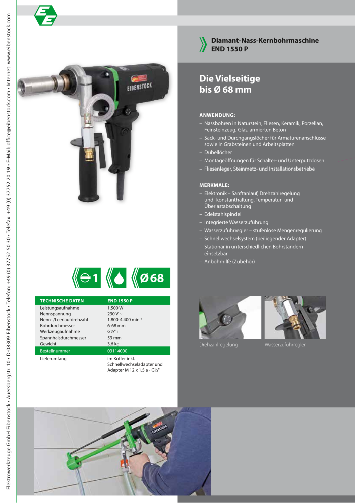 Eibenstock Hauptkatalog Elektrowerkzeuge NO.: 579 - Page 37