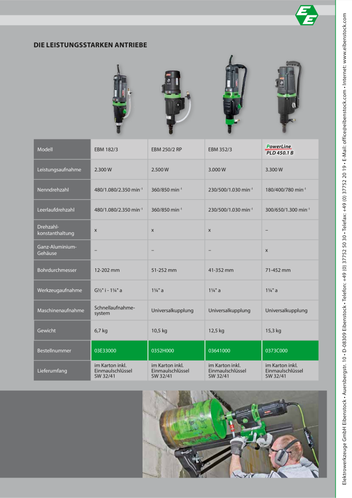 Eibenstock Hauptkatalog Elektrowerkzeuge NR.: 579 - Side 40