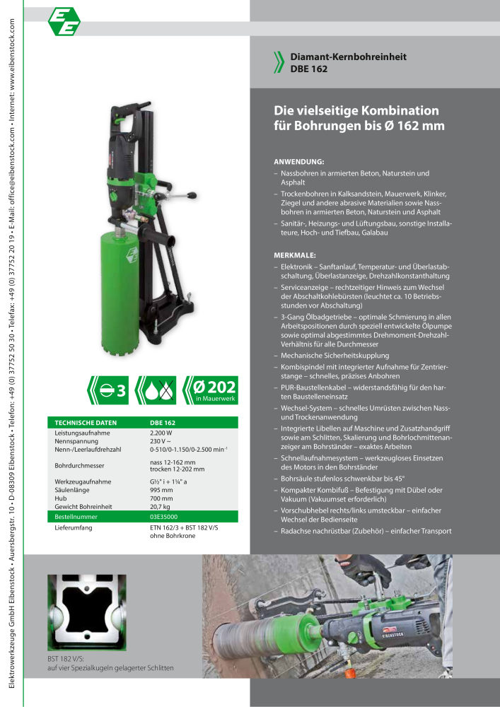 Eibenstock Hauptkatalog Elektrowerkzeuge Nº: 579 - Página 45