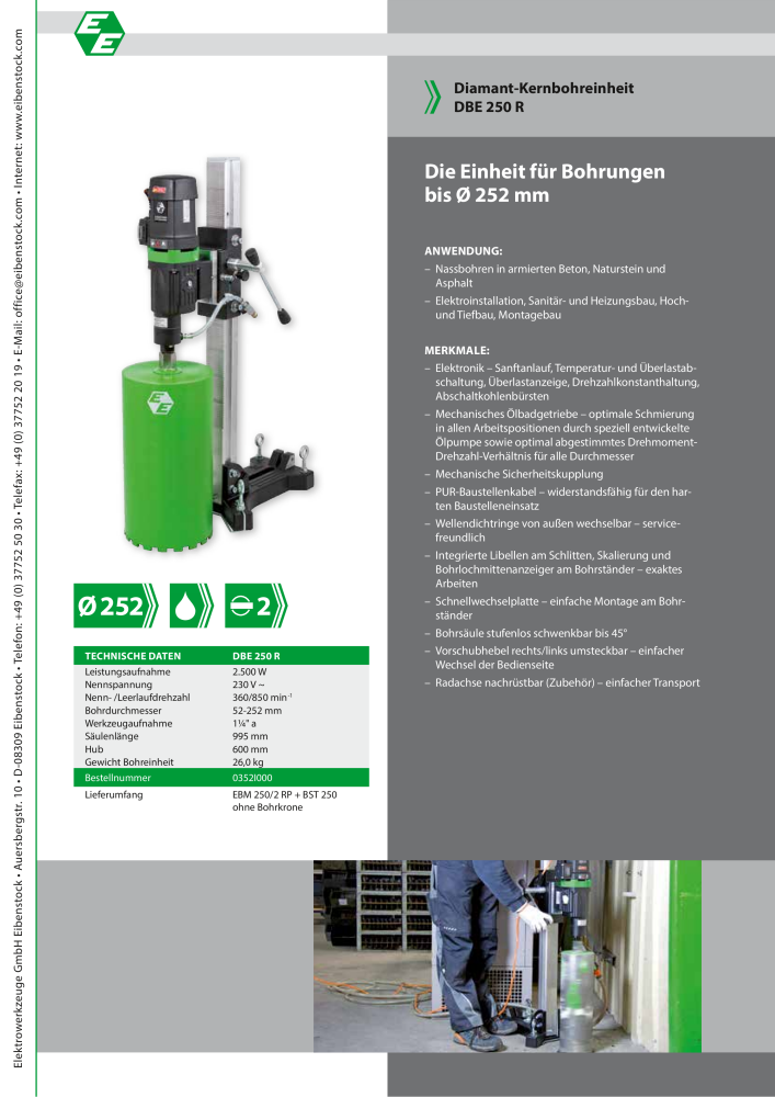 Eibenstock Hauptkatalog Elektrowerkzeuge NO.: 579 - Page 49