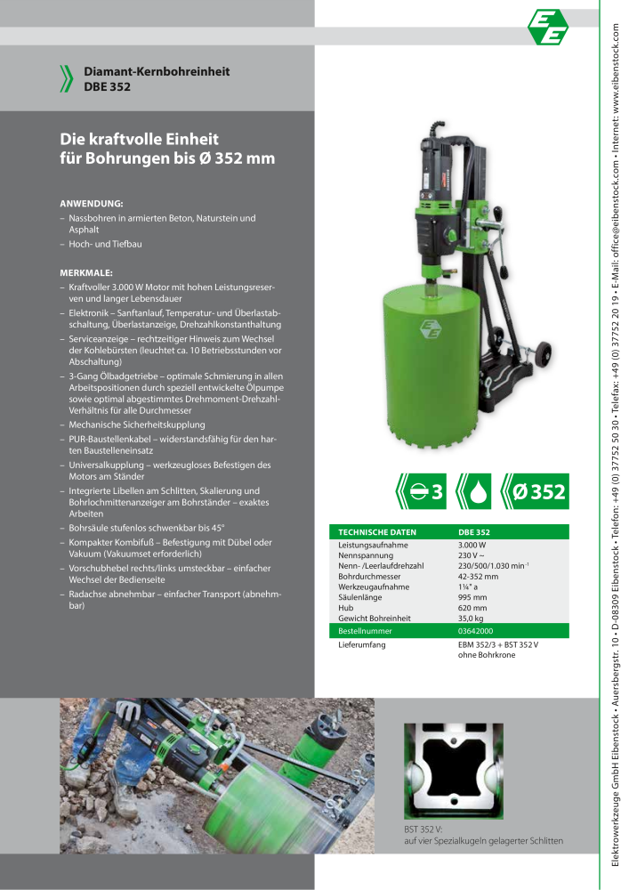 Eibenstock Hauptkatalog Elektrowerkzeuge Nº: 579 - Página 50