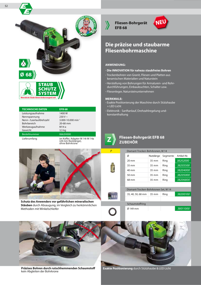 Eibenstock Hauptkatalog Elektrowerkzeuge Nº: 579 - Página 55