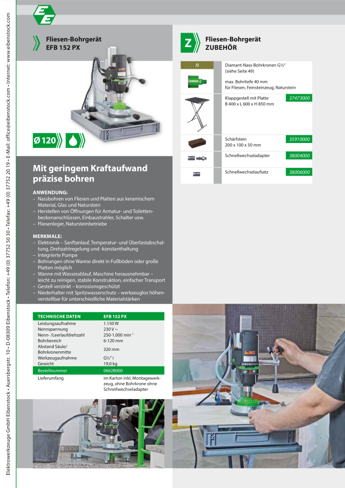 Eibenstock Hauptkatalog Elektrowerkzeuge NR.: 579 - Side 57