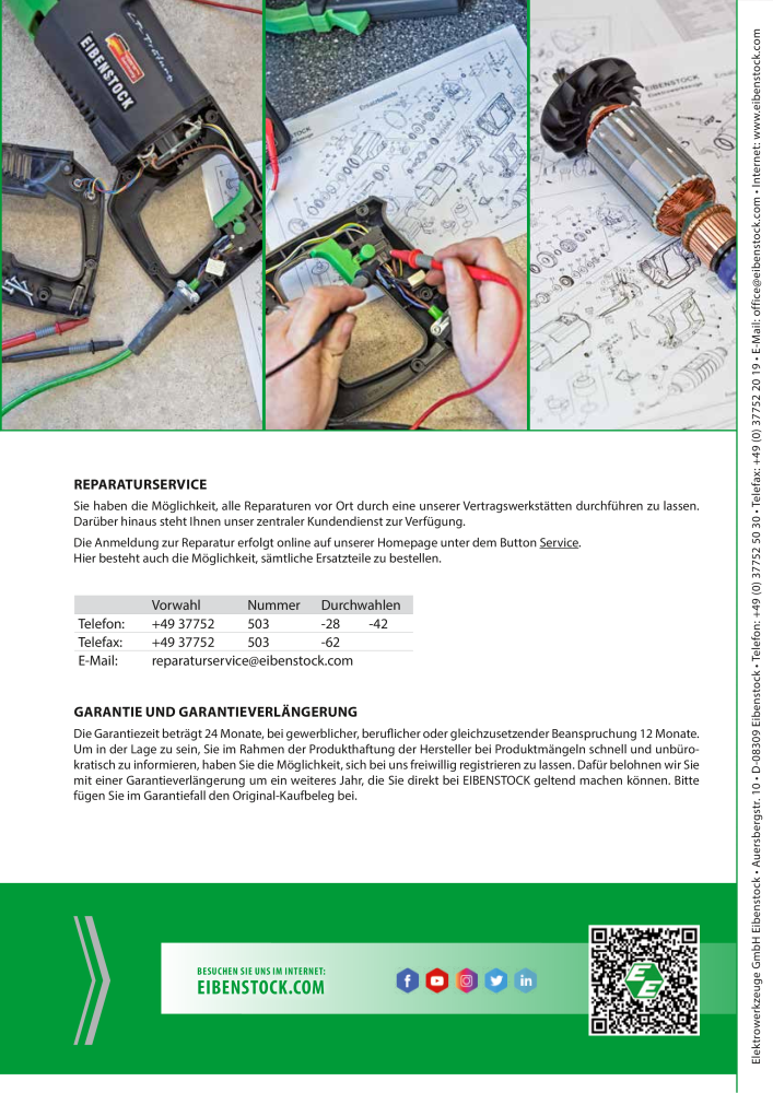 Eibenstock Hauptkatalog Elektrowerkzeuge Nº: 579 - Página 6