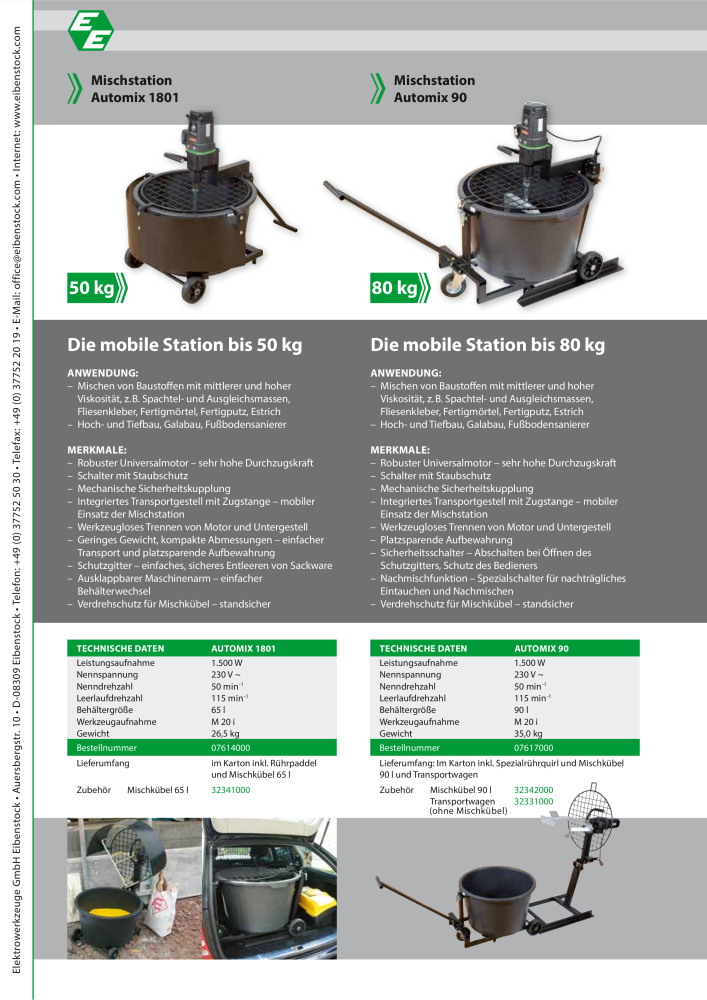 Eibenstock Hauptkatalog Elektrowerkzeuge Nº: 579 - Página 73