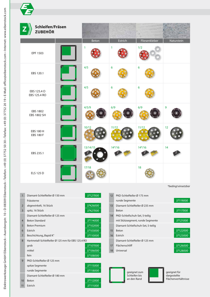 Eibenstock Hauptkatalog Elektrowerkzeuge NO.: 579 - Page 91