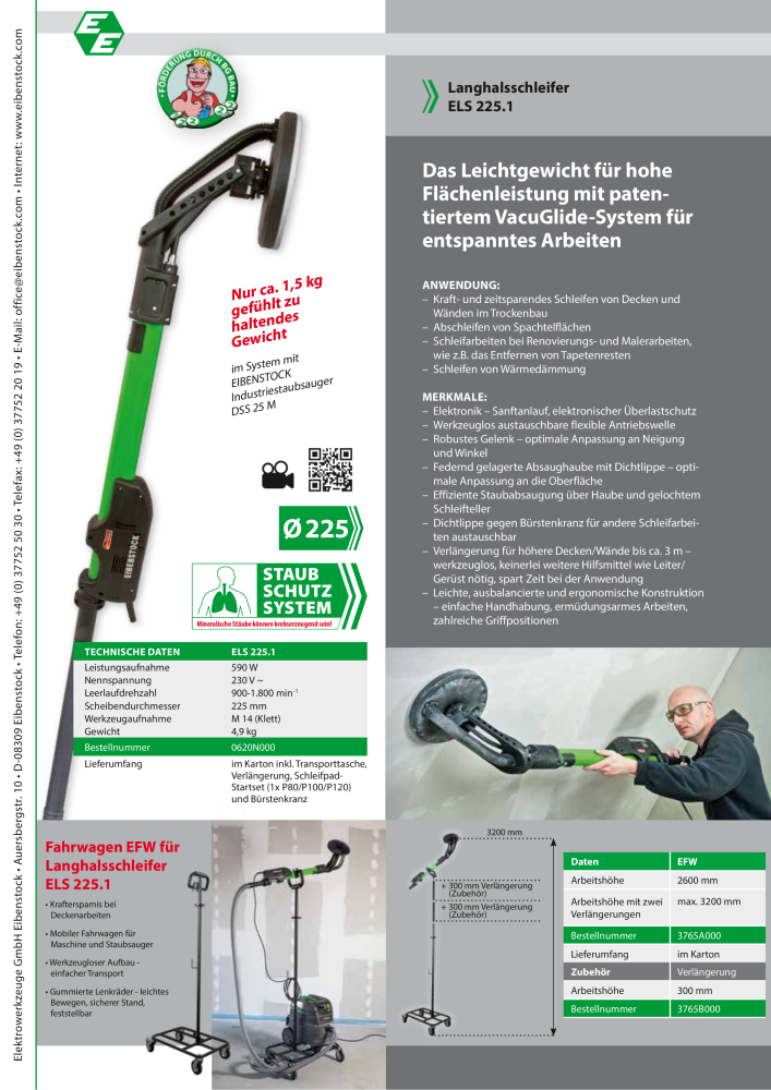Eibenstock Hauptkatalog Elektrowerkzeuge Nº: 579 - Página 93