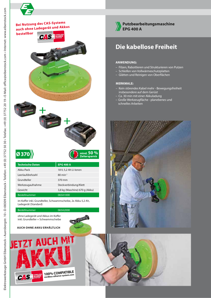Eibenstock Hauptkatalog Elektrowerkzeuge NO.: 579 - Page 95