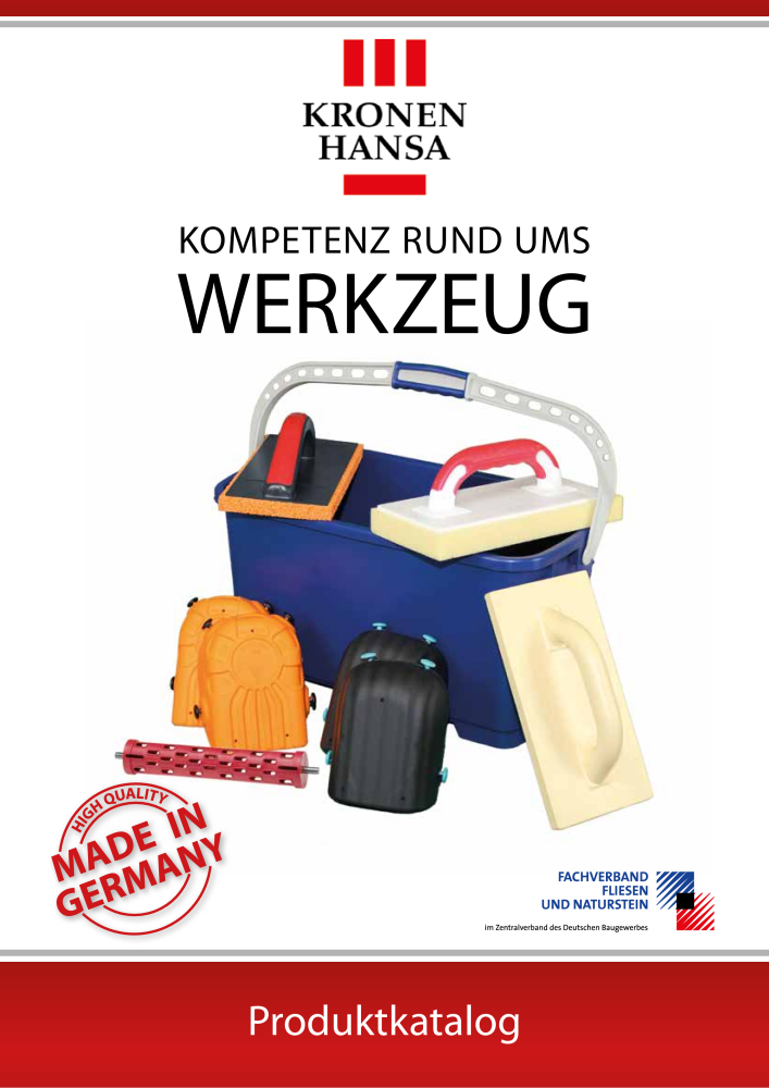 Kronen Hansa Hauptkatalog Bauwerkzeuge NO.: 581