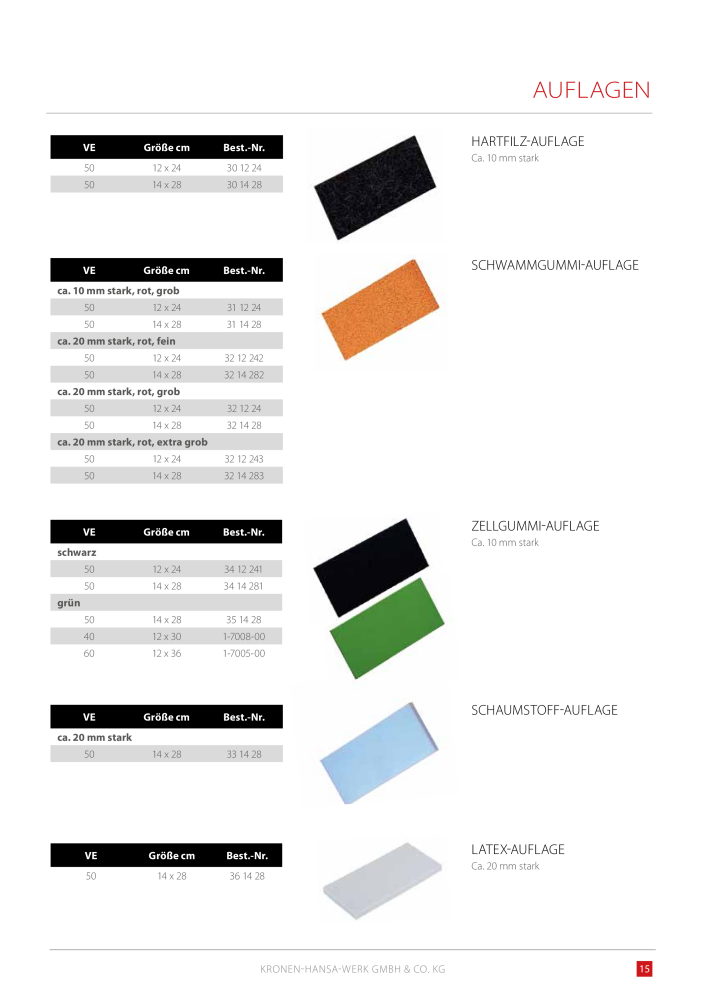 Kronen Hansa Hauptkatalog Bauwerkzeuge NR.: 581 - Side 15