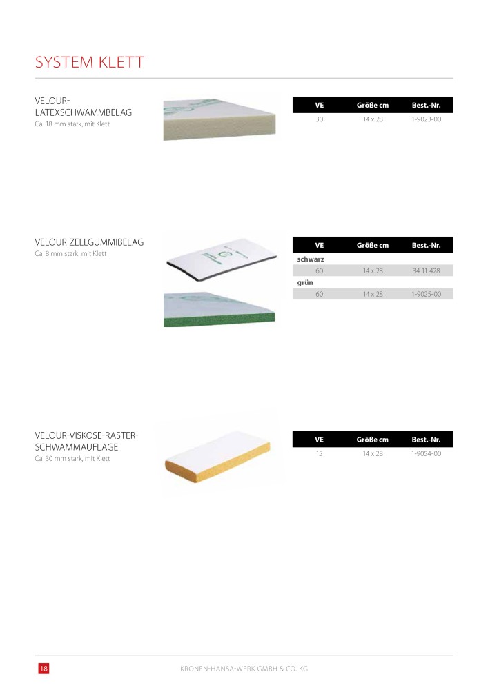 Kronen Hansa Hauptkatalog Bauwerkzeuge NO.: 581 - Page 18