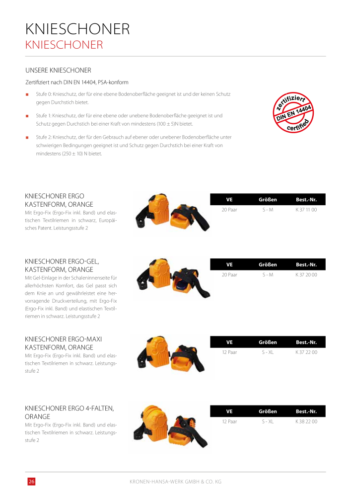 Kronen Hansa Hauptkatalog Bauwerkzeuge NO.: 581 - Page 26