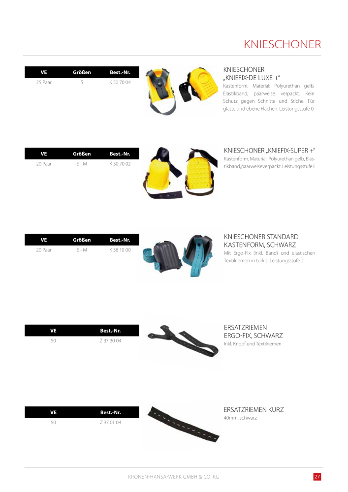 Kronen Hansa Hauptkatalog Bauwerkzeuge NR.: 581 - Side 27