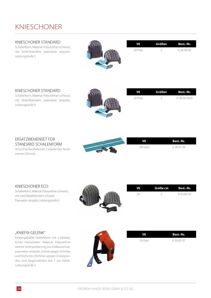 Kronen Hansa Hauptkatalog Bauwerkzeuge NO.: 581 - Page 28