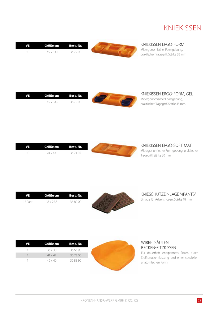 Kronen Hansa Hauptkatalog Bauwerkzeuge NR.: 581 - Side 29